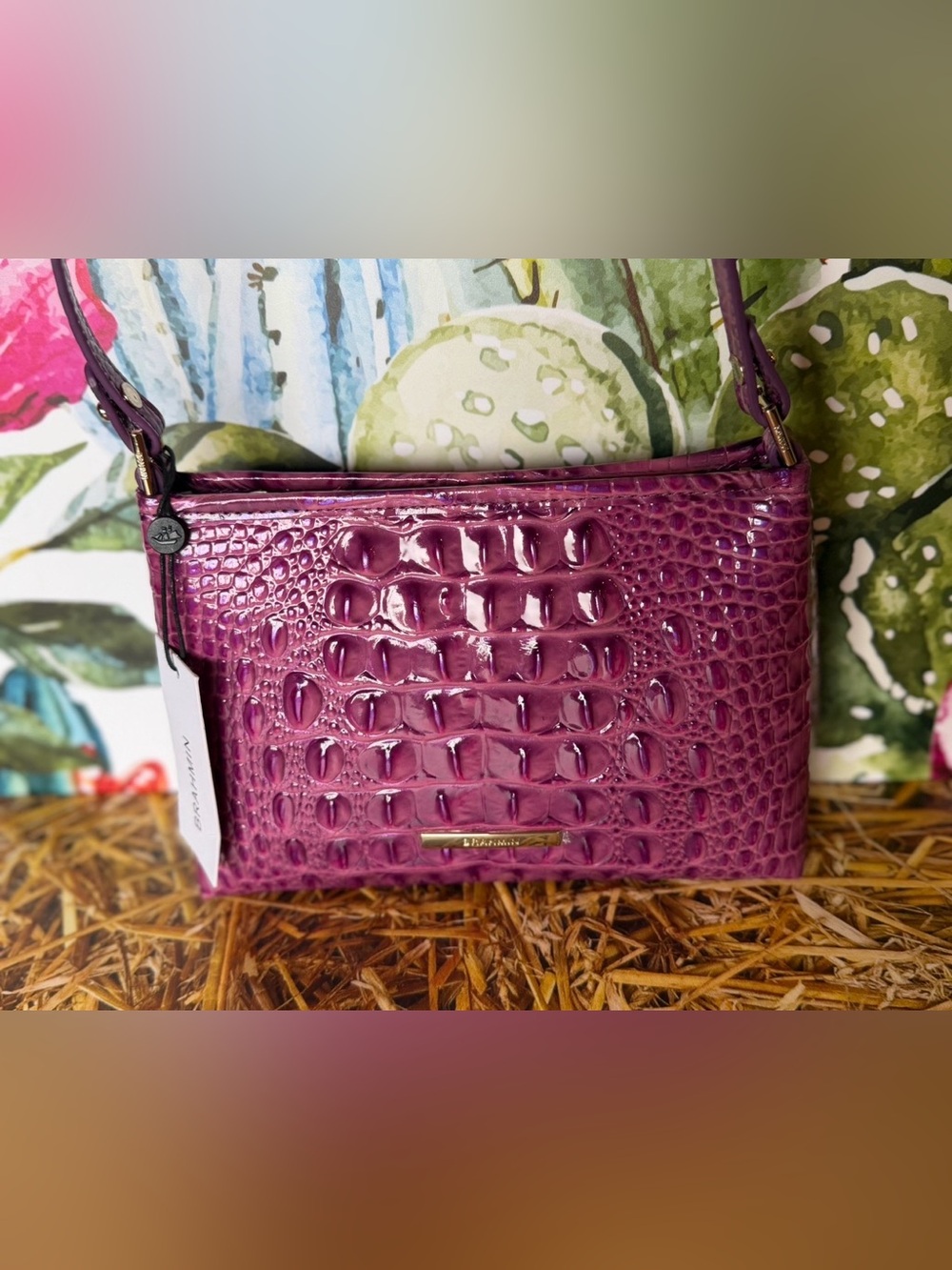 Brahmin Dewberry Lorelei NWT purple beauty Price firm - Picture 9 of 10